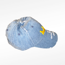 Load image into Gallery viewer, VINTAGE BLUE DENIUM CROWN EMBROIDERY DAD HAT