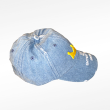 Load image into Gallery viewer, VINTAGE BLUE DENIUM CROWN EMBROIDERY DAD HAT
